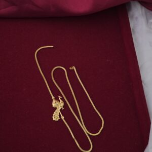 Premium foaming VEL MAYIL mugappu chain 