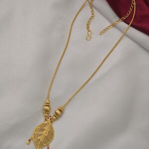  Premium foaming leaf necklace