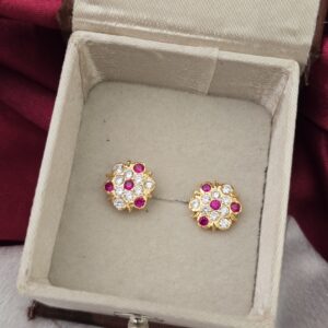 Premium impon white ad stone stud 