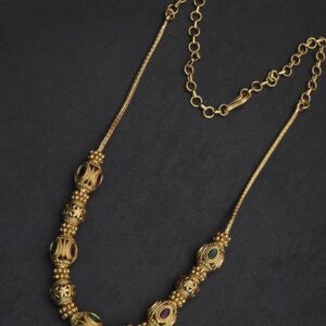 Premium real gold replica ball chain 