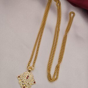 Premium impon 38 inch AD stone dollar chain