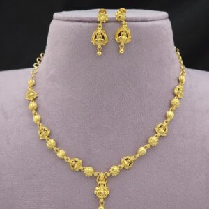 Premium foaming  lakshmi necklace 