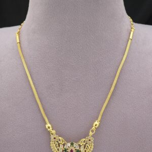 Premium foaming AD stone necklace