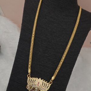 Premium impon 32 inch lotus dollar chain 
