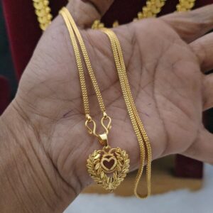 Premium foaming 18 inch heart dollar chain oneay offer