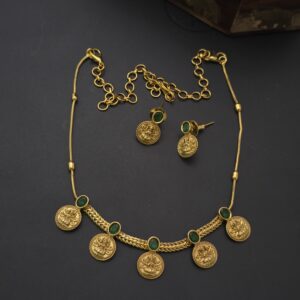  Premium matt lakshmi necklace 