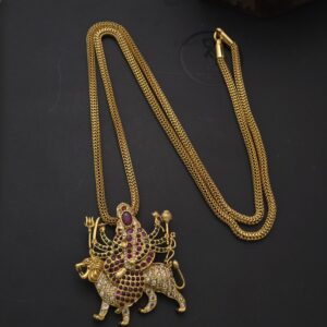 Premium foaming durga devi 30 inch dollar chain 