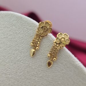 Premium foaming chain drops earings 