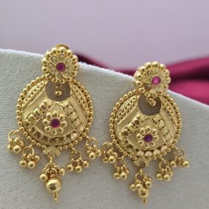  Premium foaming chandbali earings 
