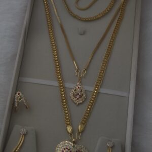 Premium impon AD stone diamond replica combo