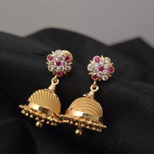 Premium impon AD stone jhumka 