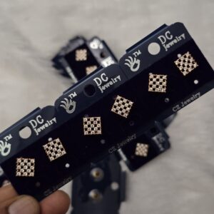 Premium AD stone rosegold stud