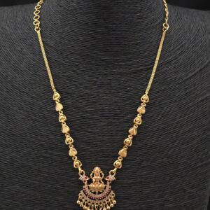 Premium foaming ad stone lakshmi necklace 