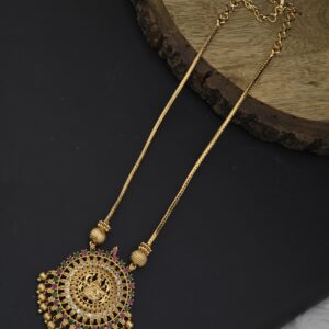 Premium foaming ad stone 24 inch lakshmi necklace