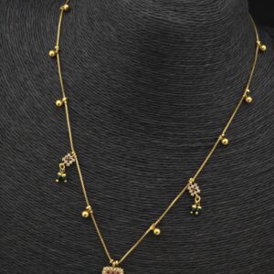 Premium foaming ad stone necklace 