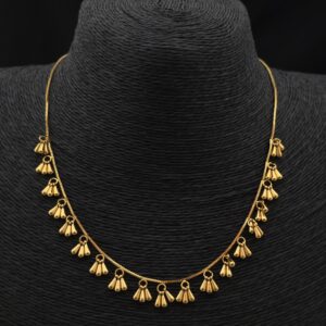 Premium foaming drops pattern necklace 