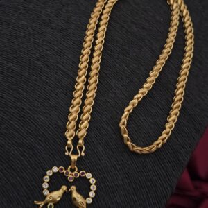 Premium foaming AD stone 24 inch dollar chain 