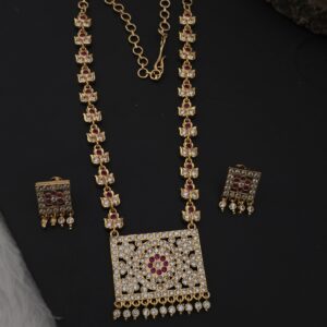 Premium impon AD stone kalasar haram with stud 