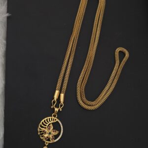 Premium foaming  AD stone dollar chain 