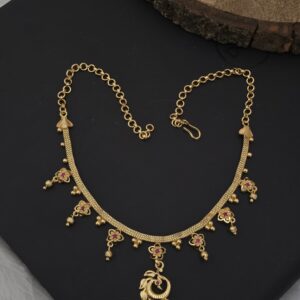 Premium foaming  AD stone necklace 