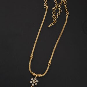 Premium foaming AD stone necklace 