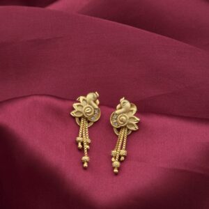 Premium foaming peacock chain drops earing 