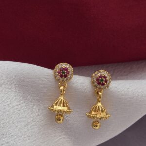Premium foaming AD stone jhumka
