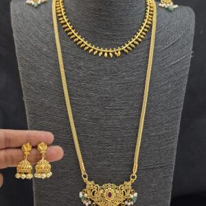 Premium matt combo with earings 