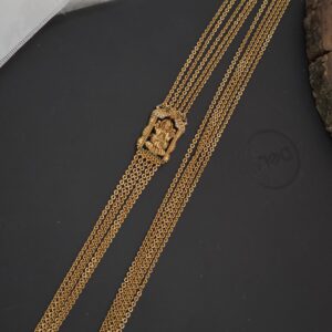 Premium matt layer lakshmi mugappu chain 