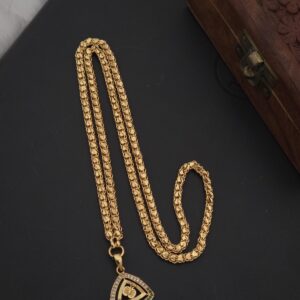Premium foaming ad stone 28 inch dollar chain 