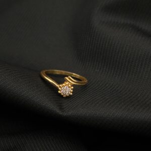 Premium micro ad stone ring