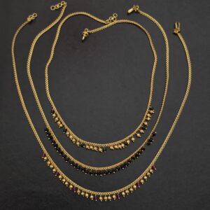 Premium foaming ad stone necklace with variations 