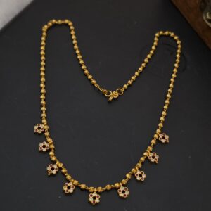 Premium Foaming ad stone necklace 