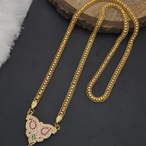 Premium impon AD stone 28 inch dollar chain 