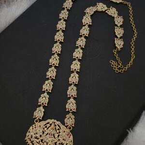 Premium impon ad stone gajalakshmi kal haram 