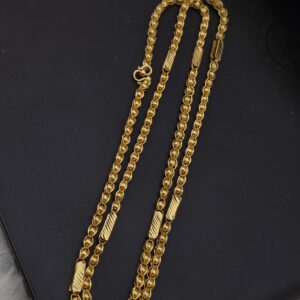 Premium foaming chain real gold heavy ball chain 