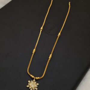  Premium foaming AD stone necklace 