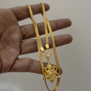  premium 18 inches lord vinayagar dollar chain