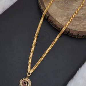 Premium foaming ad stone 24 inch peacock dollar chain 