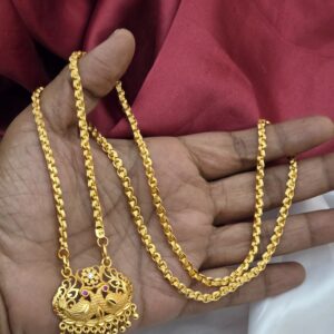 Premium foaming ad stone 24 inch peacock dollar chain 