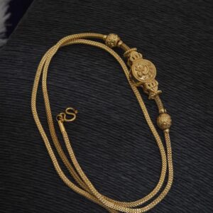 Premium foaming plain reversible mugappu chain 