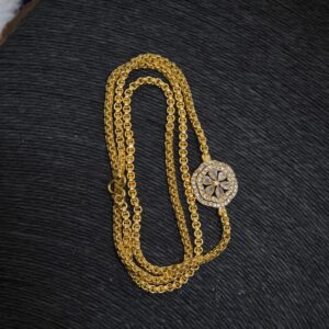 Premium foaming ad stone mugappu chain 