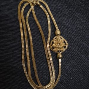 Premium foaming ad stone lakshmi mugappu chain 