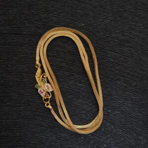 Premium foaming ad stone butterfly mugappu chain 