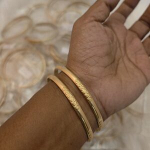Premium quality impon unpolished bangle 