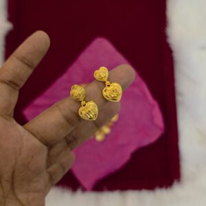  Premium foaming heart earing