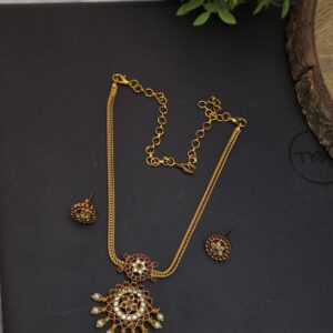 Premium quality kemp ad necklace with stud