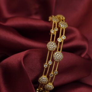 Premium micro ad diamond look bangle