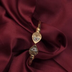 Premium impon enamel vel adjustable bracelet