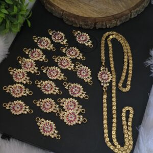 Premium impon ad stone mugappu chain 